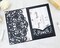 50 Sets Tri fold Love Hollow Laser cut Pocket Wedding Invite Invitation Card Jacket for Party Birthday Quinceañera Invite 4.92 by 7.28 inches (Black, Only Invitation cover)